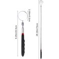 thumbnail image 2 of Auto Mechanical Mirror Adjustable Inspection Mirrors Inspection Mirror 360 Degree Rotatable Inspection Mirror, Telescopic up to 72cm, Non-Slip Black, 2 of 5