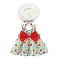 thumbnail image 3 of FYMNSI Infant Baby Girl Dress Toddler Girl Clothes Backless Sleeveless Flower Sundress Summer Dresses 18-24 Months, 3 of 7