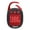 Red, variant on JBL Clip 5 Ultra Portable Bluetooth Speaker with gSport Silicone Sleeve (Black)