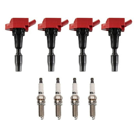 Ignition Coil and Spark Plug Kit 8 Piece - Compatible with 2016 - 2018 Kia Optima 2.4L 4-Cylinder 2017