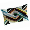 thumbnail image 2 of Icarus Silk Velvet Ikat Pillow, 16" X 24" Case Only, 2 of 5