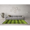 thumbnail image 3 of Ahgly Company Indoor Rectangle Abstract Green Modern Area Rugs, 6' x 9', 3 of 4
