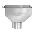 thumbnail image 1 of Siruishop Drain Gutter Downspout Adapter Inlet 14cmx20cm Efficient Rainwater Connector for 63mm Tube, 1 of 8