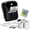 Black-1 Printer + 3 Roll Labels, variant on M110 Label Maker Machine- With 3 For Business Labeling Barcode Office Cable Retail Fonts Choose Icons Templates Pink