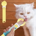 thumbnail image 4 of YHDSYY Big Sale! Wet Treat Dispenser Cats Food Spoon Cats Feeder Washable Treat Crimp Spoon For Cats With Hanging Hole Multifunctional Pet Spoon Feeder Feeding Strips Clearance Sales Today Deals Prime, 4 of 5