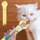 thumbnail image 4 of Cuchara dispensadora de premios para gatos – comedero de comida húmeda con mecanismo de empuje, plástico lavable, 5,8 x 25,3 cm, exprimidor sin suciedad, agujero colgante, herramienta multifuncional, 4 of 5