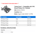 thumbnail image 2 of Timing Cover 1 - Compatible with 1995 Nissan Pickup 2.4L 4-Cylinder, 2 of 2
