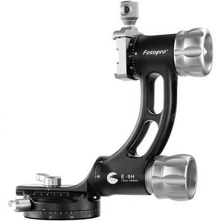 UPC: 6944326359104 | E-9H Gimbal Head 66 lbs Capacity Black