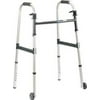 Invacare Dual-Release paddle Walker with 3" Wheel 3", 1 Count