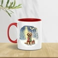 thumbnail image 3 of Merry Christmas Goldendoodle Snowy Winter with Gifts Tree Decorations 11oz Accent Two-tone Mug Doodle Dog Lover Gifts Idea Coffee Tea Cup - 12020, 3 of 5