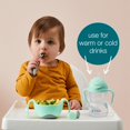 thumbnail image 4 of b.box Sippy Cup with Weighted Straw. Drink from any Angle, Leak Proof, Spill Proof, Easy Grip. BPA Free, Dishwasher Safe. For Babies 6m+ to Toddlers (Glow in the Dark, 8oz), 4 of 4