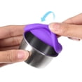 thumbnail image 5 of Tarro para Aderezo Ensalada Unique Bargains 5uds Acero Inoxidable 1.7 Onzas Morado, 5 of 5