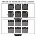 thumbnail image 4 of Brake Pads Front And Rear Set, 6Pcs Iron Front And Rear Brake Pads Front Brake Pads Easy Installation for 400EX 400X Sportrax 9914, 4 of 7