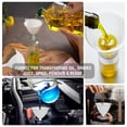 thumbnail image 3 of Plastic Funnels - 3 Pack Round Funnels for Filling Bottles, Jars & Containers - Set with Holders - For Kitchen & Automotive Use, 3 of 7