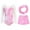 13# Pink, variant on Valcatch Kid Girls Gymnastics Leotards Set Long Sleeve Sparkly Dance Biketards with Shorts Ballet Outfit for 5-12 Years