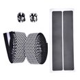 thumbnail image 2 of Cinta ergonómica para manillar de bicicleta de montaña con tapones antideslizantes y amortiguadores (blanca), 2 of 8