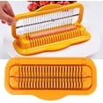 thumbnail image 3 of Hot Dog Cutter, Coupe-Saucisse en Acier Inoxydable, Coupe-Banane Épluché Manuel, Gadgets de Cuisine Machine à Couper à la Main, 3 of 8