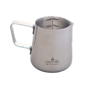 Marcelle 12 oz. Stainless Steel Milk Frothing Pitcher/Espresso Machine Steamer Pot