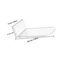 thumbnail image 2 of OULII 6Pcs Acrylic Floating Shoe Rack Transparent Wall Mounted Display Shelves for Sneaker Storage, 2 of 8