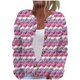 thumbnail image 2 of Sudadera con capucha de manga larga para mujer, informal, sin mangas, con estampado, de poliéster, 2 of 5