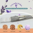 thumbnail image 2 of Uncn Heating Pad 32x5 cm Microwavable Washable Weighted Lavender Aroma Pain Relief for Neck Shoulder Back Gray, 2 of 5