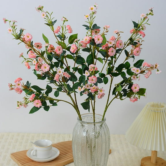 Clearance Artificial flowers under $5,Artificial Rose Long Stem Artificial Flowers Rustic Fall Decor Flowre For Tall Vase Flowers Arrangement Flower Long Flowers 1PC