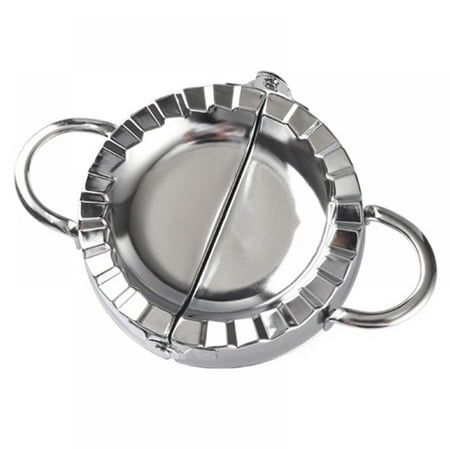 

3pcs Dumpling Mold Dumpling Maker Chinese Food Jiaozi Maker Stainless Steel Dumplings Mould Dough Press Dumpling Pie Ravioli Hand Mould One-press Forming Dumpling Mould Easy Kitchen Accessories