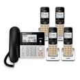 thumbnail image 1 of Teléfono con cable/inalámbrico VTech VG208-4 DECT 6.0 de 4 auriculares plateado/negro, 1 of 5