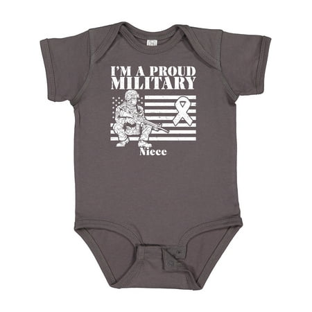 

Inktastic Proud Military Niece Red Friday Gift Baby Girl Bodysuit
