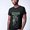 Black, variant on Mens Man Kind Space Theme Short Sleeve T-Shirt