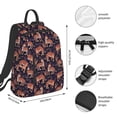 thumbnail image 4 of Daiia Leopard Print School Backpack for Men and Women Lightweight Backpack Durable Backpack Water-Resistant,Travel,Work Bag, 4 of 9