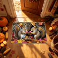 thumbnail image 3 of suore Pumpkin Welcome Door Mat, Fall Halloween Thanksgiving Pumpkin Doormat, Non Slip Front Door Mat, Outdoor Indoor Entrance Entryway Floor Mat for Porch Holiday Decor, 3 of 6