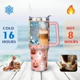 thumbnail image 4 of 40 OZ Happy Halloween Cup with Handle Vacuum Insulated Tumbler Gift for Birthday Christmas Halloween, 4 of 7
