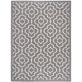thumbnail image 3 of Safavieh Courtyard Lavern Geometric Indoor/Outdoor Area Rug, Anthracite/Beige, 9' x 12', 3 of 9