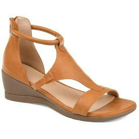 

New Fashion Versatile Slope Heel Women\ s Shoes Open Toe Casual Platform Sandals For Women New