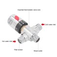 thumbnail image 4 of Hot Thermostatic Mixing Valve G1/2 Inch DN15 Male Thread Brass Hot Cold Water Mixing Valve Temperature Control Mixer, 4 of 8