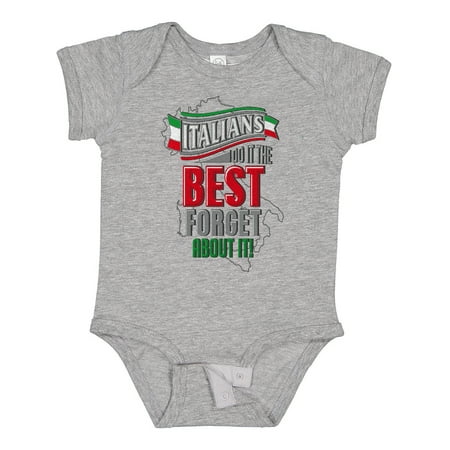 

Inktastic Italians Do It Best Gift Baby Boy or Baby Girl Bodysuit