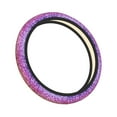 thumbnail image 2 of Fotbe Glitter Rainbow Steering Wheel Cover Universal 15 in Car Accessories for Men Women,Steering Wheel Protector Comfortable Protective Case for SUV Sedan Decor, 2 of 8