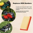 thumbnail image 5 of Lawn Mower Air Filter , Replacement Engine Parts for Multiple Models , 3.46 x 5.75 Inch Paper and Rubber Material , Garden Lawn Care and Outdoor Mower Maintenance, 5 of 5