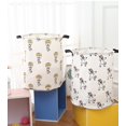 thumbnail image 3 of Cesta plegable, cesta de tela de lona, usada compatible con cajas de almacenamiento de juguetes, cestas de regalo, dormitorios, ropa, guarderías, niños, Afortunado Sencillez, 3 of 5