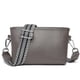 thumbnail image 1 of Bolso Hombro Piel Vaca Primera Capa Bolso Cruzado Casual para El (gris), 1 of 6