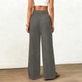 thumbnail image 3 of RXMEKW Elastic Waist Sweatpants for Women With Side Pockets Relaxed Fit Casual Pants Polyester Solid Color, 3 of 8
