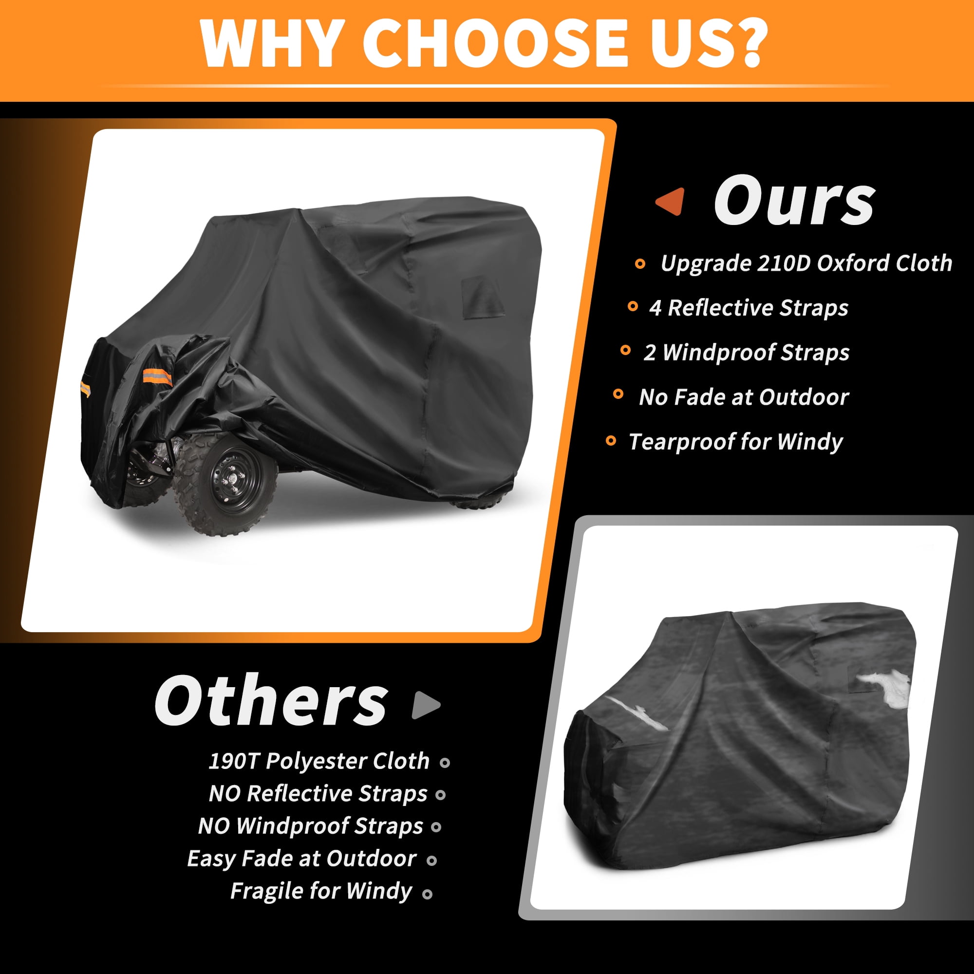 Unique Bargains Durable UTV Cover for Kawasaki Teryx4 Waterproof Outdoor Protection
