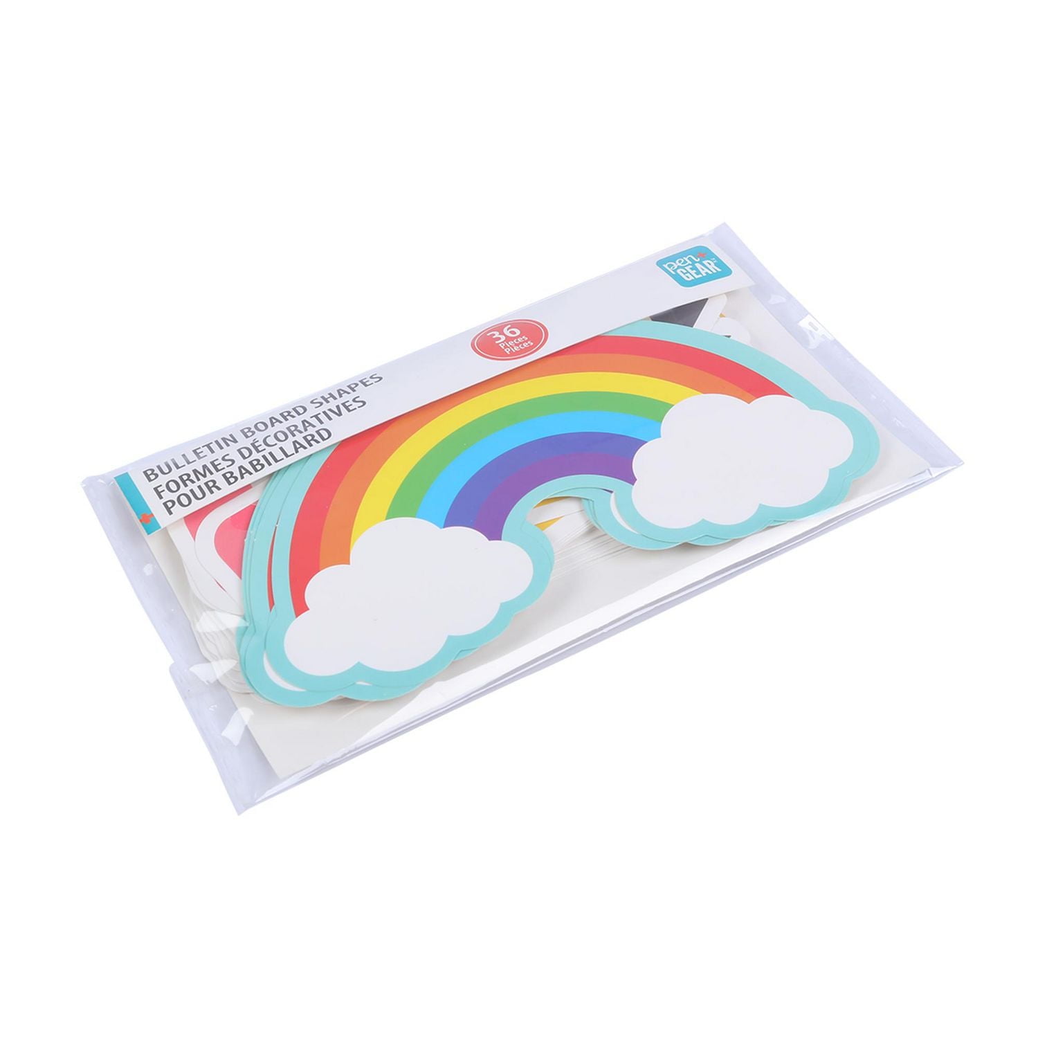 Pen+Gear Die Cut Bulletin Board Shapes, 3 Designs, 36 Count