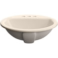 thumbnail image 4 of Proflo PF194RBS Rockaway 19" Circular Vitreous China Drop In Bathroom Sink - Off White, 4 of 6