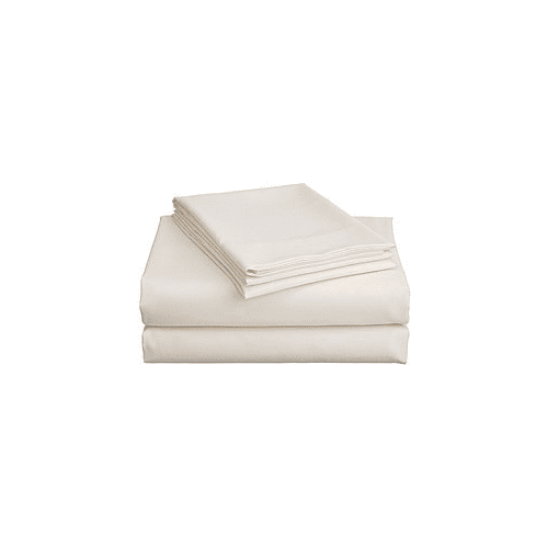 Crescent Bedding Twin Extra Long Fitted Sheet Only Soft & Comfy 100 Cotton (Twin XL, Beige