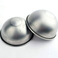 thumbnail image 2 of 6pcs Aluminum Alloy Half Ball Cake Mold Fast Shaping Mould Round Easy Bake Pan Bakery Tools, 2 of 5