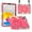 Camouflage Rose, variant on SaniMore for iPad 10th Generation 10.9" 2022 Kids Case, Multi-Functional Cover with Handle Shoulder Strap & 360° Rotatable Kickstand Pencil Holder Shockproof Protective Shell, Camouflage Blue
