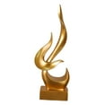 thumbnail image 4 of deevoka Abstract Flame Statue Collection Decorative Statue for Entryway Cabinet Home M, 4 of 9