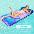 thumbnail image 3 of Flotador de Piscina Grande Parentswell 185x90cm con Reposacabezas Sirena, 3 of 6